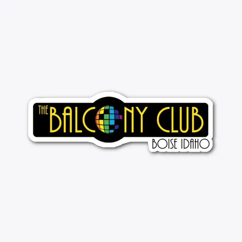 The Balcony Club Sticker