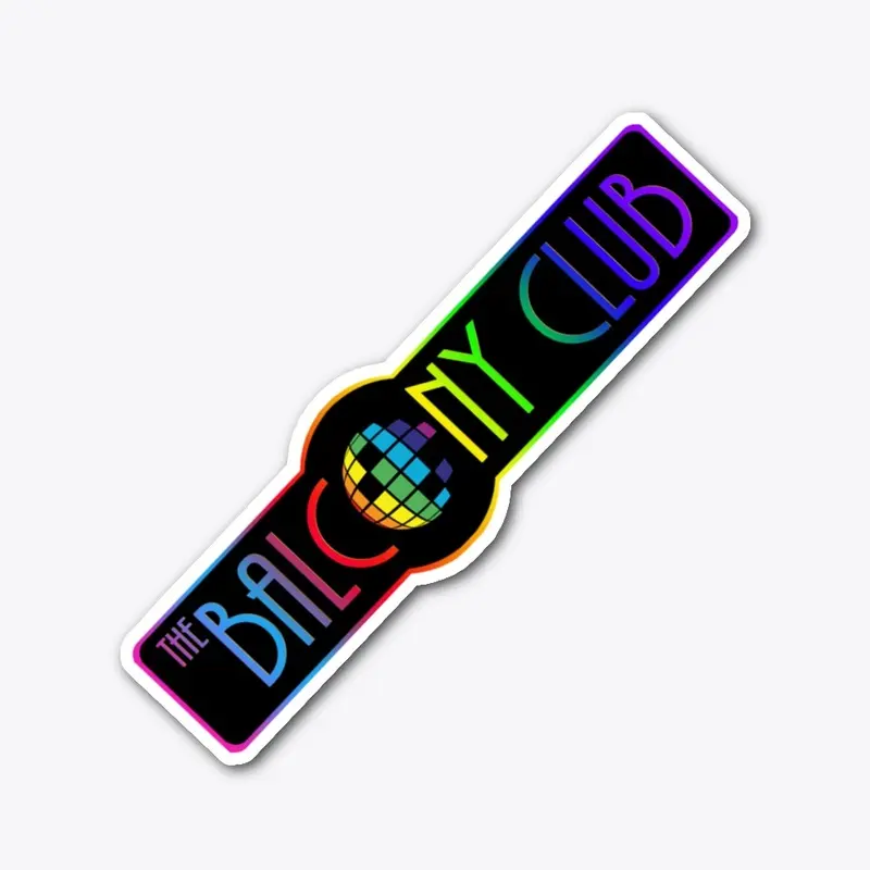 The Balcony Club Pride Sticker 